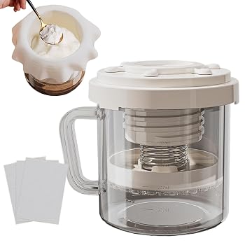 【中古】ヨーグルトフィルターストレーナー,多目的調理器具 蓋付き ギリシャヨーグ...
