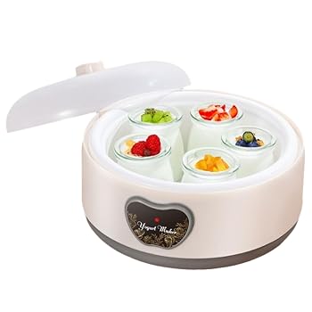 【中古】ヨーグルトメーカーマシン、自動ヨーグルト発酵機、恒温納豆マシン、1.2L...