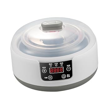 【中古】YWJLQH 家庭用電動ヨーグルトマシン、1.2Lステンレススチール製内部容器【メーカー名】【メーカー型番】【ブランド名】YWJLQH ヨーグルトメーカー 【商品説明】YWJLQH 家庭用電動ヨーグルトマシン、1.2Lステンレススチール製内部容器【多用途】:この自動ヨーグルトメーカーはヨーグルトを作るだけでなく、納豆メーカーとしても機能し、さまざまな自家製発酵食品を提供します。【タッチスクリーン操作】:使いやすいタッチスクリーンインターフェースを備えたヨーグルトマシンは、シームレスな体験を保証します。【温度制御】:マイクロコンピューター制御の定温技術を搭載しています。360度の熱循環により、徹底した発酵が保証され、滑らかで均一な食感のヨーグルトができます。【便利なタイミング機能】:スマートタイミング機能により、スケジュールに合わせてプロセスを設定できます。個人の好みに応じて8?12時間まで調整できます。【素材】:PPと304ステンレス鋼の内部容器、セラミック製の内鍋で作られたこの自家製ヨーグルトメーカーは、機械は長期使用に耐える頑丈さを備えています。当店では初期不良に限り、商品到着から7日間は返品を 受付けております。お問い合わせ・メールにて不具合詳細をご連絡ください。他モールとの併売品の為、完売の際はキャンセルご連絡させて頂きます。中古品の商品タイトルに「限定」「初回」「保証」「DLコード」などの表記がありましても、特典・付属品・帯・保証等は付いておりません。電子辞書、コンパクトオーディオプレーヤー等のイヤホンは写真にありましても衛生上、基本お付けしておりません。※未使用品は除く品名に【import】【輸入】【北米】【海外】等の国内商品でないと把握できる表記商品について国内のDVDプレイヤー、ゲーム機で稼働しない場合がございます。予めご了承の上、購入ください。掲載と付属品が異なる場合は確認のご連絡をさせて頂きます。ご注文からお届けまで1、ご注文⇒ご注文は24時間受け付けております。2、注文確認⇒ご注文後、当店から注文確認メールを送信します。3、お届けまで3〜10営業日程度とお考えください。4、入金確認⇒前払い決済をご選択の場合、ご入金確認後、配送手配を致します。5、出荷⇒配送準備が整い次第、出荷致します。配送業者、追跡番号等の詳細をメール送信致します。6、到着⇒出荷後、1〜3日後に商品が到着します。　※離島、北海道、九州、沖縄は遅れる場合がございます。予めご了承下さい。お電話でのお問合せは少人数で運営の為受け付けておりませんので、お問い合わせ・メールにてお願い致します。営業時間　月〜金　11:00〜18:00★お客様都合によるご注文後のキャンセル・返品はお受けしておりませんのでご了承ください。0