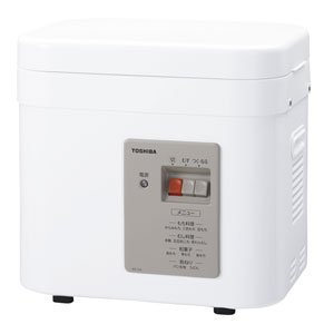 【中古】東芝 もちつき機　1升〜2升用　グランホワイトTOSHIBA　もちっ子 AFC-216-W