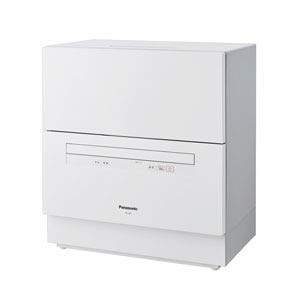 【中古】NP-TA2-W パナソニック 食器洗い乾燥機 食器点数40点（約5人分) ライトグレー