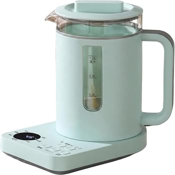 【中古】電気ケトル 厚手ガラス製 温度調節機能付き 養生ポット 急速沸騰 空焚き防止 大容量 お茶・ミルク・コーヒー対応 家庭用多機能湯沸かし器 ホワイト フィルター付き (フィルターなし,グリーン)【メーカー名】【メーカー型番】【ブランド名】MumuElf 電気ポット 【商品説明】電気ケトル 厚手ガラス製 温度調節機能付き 養生ポット 急速沸騰 空焚き防止 大容量 お茶・ミルク・コーヒー対応 家庭用多機能湯沸かし器 ホワイト フィルター付き (フィルターなし,グリーン)厚手ガラス製本体 耐久性と透明度に優れ、内容物の状態が一目で確認可能です温度調節機能 複数の温度設定が可能で、お茶やミルクに最適な温度で保温できます急速沸騰機能 短時間でお湯を沸かせ、忙しい朝もスムーズに対応できます空焚き防止機能 過熱時に自動的に電源が切れ、安全な使用をサポートしますフィルター付き 不純物を除去し、スムーズな注ぎ出しで美味しいお湯を楽しめます当店では初期不良に限り、商品到着から7日間は返品を 受付けております。お問い合わせ・メールにて不具合詳細をご連絡ください。他モールとの併売品の為、完売の際はキャンセルご連絡させて頂きます。中古品の商品タイトルに「限定」「初回」「保証」「DLコード」などの表記がありましても、特典・付属品・帯・保証等は付いておりません。電子辞書、コンパクトオーディオプレーヤー等のイヤホンは写真にありましても衛生上、基本お付けしておりません。※未使用品は除く品名に【import】【輸入】【北米】【海外】等の国内商品でないと把握できる表記商品について国内のDVDプレイヤー、ゲーム機で稼働しない場合がございます。予めご了承の上、購入ください。掲載と付属品が異なる場合は確認のご連絡をさせて頂きます。ご注文からお届けまで1、ご注文⇒ご注文は24時間受け付けております。2、注文確認⇒ご注文後、当店から注文確認メールを送信します。3、お届けまで3〜10営業日程度とお考えください。4、入金確認⇒前払い決済をご選択の場合、ご入金確認後、配送手配を致します。5、出荷⇒配送準備が整い次第、出荷致します。配送業者、追跡番号等の詳細をメール送信致します。6、到着⇒出荷後、1〜3日後に商品が到着します。　※離島、北海道、九州、沖縄は遅れる場合がございます。予めご了承下さい。お電話でのお問合せは少人数で運営の為受け付けておりませんので、お問い合わせ・メールにてお願い致します。営業時間　月〜金　11:00〜18:00★お客様都合によるご注文後のキャンセル・返品はお受けしておりませんのでご了承ください。0