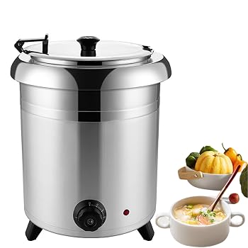【中古】業務用レストランスープヒーター、ビュッフェスープポット温度調節可能(30°C-80°C)、10リットルステンレス鋼の内鍋付き電気フードウォーマー、パーティーや結婚式用のフードウォーマーマシン【メーカー名】【メーカー型番】【ブランド名】XoTiq 電気ポット 【商品説明】業務用レストランスープヒーター、ビュッフェスープポット温度調節可能(30°C-80°C)、10リットルステンレス鋼の内鍋付き電気フードウォーマー、パーティーや結婚式用のフードウォーマーマシン【耐久性と安全性】：この業務用スープウォーマーは、304食品グレードのステンレス鋼の内鍋と耐熱性の外殻を含む高品質の素材で作られており、商業環境での頻繁な使用に耐えることができます。フリップトップ設計によりこぼれを防ぎ、火傷防止ベークライトハンドルにより安全な操作が保証されます。【正確な温度制御】：当社のスープポットには400Wの発熱体が装備されており、95°F?185°Fの温度を正確に制御できます。これにより、スープ、シチュー、ソースが最高の風味を保ち、すぐに楽しめるため、ケータリングやビュッフェに最適です。【人間化されたデザイン】：電気スープヒーターには取り外し可能なステンレス鋼のインサートが装備されており、食器洗い機での洗浄に便利で、洗浄作業が大幅に簡素化されます。その他の便利な機能には、お玉収納スロットや滑り止めゴム足があり、どのような表面で使用してもデバイスが安定して安全に保たれます。【大容量】：このストックポットは10リットル（8.8クォート）の大容量で、レストラン、イベント、大規模なパーティーに最適で、大量の供給のニーズを満たすことができます。鍋が大きいのでスープだけでなく、チリソースやソース、シチューなど様々な料理に使えます。【簡単操作】: 面倒な設置プロセスに別れを告げ、ポータブルスープヒーターはシンプルなコントロールノブで温度を調整できます。このデバイスは熱が均一に分散されるように設計されており、食品を提供温度に長時間保ちます。当店では初期不良に限り、商品到着から7日間は返品を 受付けております。お問い合わせ・メールにて不具合詳細をご連絡ください。他モールとの併売品の為、完売の際はキャンセルご連絡させて頂きます。中古品の商品タイトルに「限定」「初回」「保証」「DLコード」などの表記がありましても、特典・付属品・帯・保証等は付いておりません。電子辞書、コンパクトオーディオプレーヤー等のイヤホンは写真にありましても衛生上、基本お付けしておりません。※未使用品は除く品名に【import】【輸入】【北米】【海外】等の国内商品でないと把握できる表記商品について国内のDVDプレイヤー、ゲーム機で稼働しない場合がございます。予めご了承の上、購入ください。掲載と付属品が異なる場合は確認のご連絡をさせて頂きます。ご注文からお届けまで1、ご注文⇒ご注文は24時間受け付けております。2、注文確認⇒ご注文後、当店から注文確認メールを送信します。3、お届けまで3〜10営業日程度とお考えください。4、入金確認⇒前払い決済をご選択の場合、ご入金確認後、配送手配を致します。5、出荷⇒配送準備が整い次第、出荷致します。配送業者、追跡番号等の詳細をメール送信致します。6、到着⇒出荷後、1〜3日後に商品が到着します。　※離島、北海道、九州、沖縄は遅れる場合がございます。予めご了承下さい。お電話でのお問合せは少人数で運営の為受け付けておりませんので、お問い合わせ・メールにてお願い致します。営業時間　月〜金　11:00〜18:00★お客様都合によるご注文後のキャンセル・返品はお受けしておりませんのでご了承ください。0