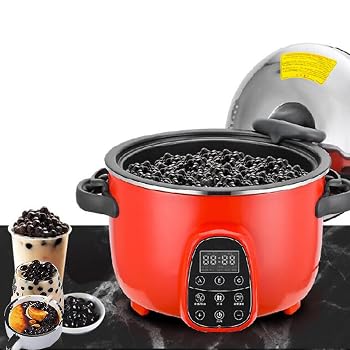 【中古】自動パールポット、ミルクティーショップ商業大容量13リットル煮パール、...