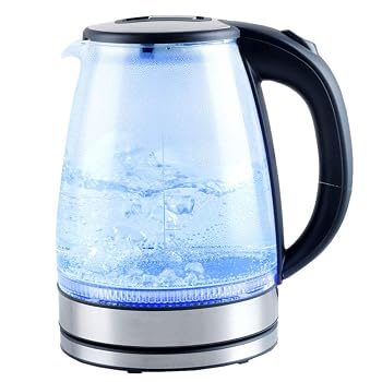 【中古】ガラス電気ケトル、照明付きLED付き1.8Lエコウォーターケトル、ステンレススチール製の内蓋とベース付きコードレス湯沸かし器、自動オフ&空焚き保護、1700W interesting【メーカー名】【メーカー型番】【ブランド名】DameCo 電気ケトル 【商品説明】ガラス電気ケトル、照明付きLED付き1.8Lエコウォーターケトル、ステンレススチール製の内蓋とベース付きコードレス湯沸かし器、自動オフ&空焚き保護、1700W interesting?[青色LEDインジケーターライト]ガラス製ティーケトルは沸騰し始めると美しく柔らかい青色のライトが点灯し、沸騰後はライトが自動的に消えます。明るいガラスを通して目に見える沸騰プロセスを鑑賞できます。?[健康ガラスボディ、接触プラスチックなし]ガラスケトルは、明るい高ホウケイ酸ガラスと100％食品グレードのステンレス鋼素材で作られており、熱水と接触するプラスチックはなく、有害なことなく、より清潔で健康的な飲料水をもたらすことができます。?【急速沸騰】他のガラス電気ケトルと比較して、当社の1700Wコードレスケトルはより速く加熱し、最小レベル（1L）で約1分で水を沸騰させます。 コードレス電気ケトルがあれば、お湯がすぐに必要なときも心配いりません。 これはあなたの家族にとって迅速なアシスタントとなるでしょう。?[自動シャットオフ&amp;空焚き防止]コードレスウォーターケトルが沸騰してから2?3秒以内に自主停止機構が作動するので、空焚きする心配はなく、安全な場所で水を沸騰させるのに役立ちます。いつでも?【優れた設計】高品質の素材と優れた発熱体により、6000回以上（1日3?4回の場合、約5年間）使用可能です。 ガラス製電気ケトルをさらに魅力的にします。1.8L の容量には、複数人でお茶やココアを飲むのに十分な水が入ります。360 度回転するベースを備えたコードレス設計、冷めにくく人間工学に基づいたハンドル、堆積物を掃除したり水を追加したりするための広い開口部、低ノイズ。当店では初期不良に限り、商品到着から7日間は返品を 受付けております。お問い合わせ・メールにて不具合詳細をご連絡ください。他モールとの併売品の為、完売の際はキャンセルご連絡させて頂きます。中古品の商品タイトルに「限定」「初回」「保証」「DLコード」などの表記がありましても、特典・付属品・帯・保証等は付いておりません。電子辞書、コンパクトオーディオプレーヤー等のイヤホンは写真にありましても衛生上、基本お付けしておりません。※未使用品は除く品名に【import】【輸入】【北米】【海外】等の国内商品でないと把握できる表記商品について国内のDVDプレイヤー、ゲーム機で稼働しない場合がございます。予めご了承の上、購入ください。掲載と付属品が異なる場合は確認のご連絡をさせて頂きます。ご注文からお届けまで1、ご注文⇒ご注文は24時間受け付けております。2、注文確認⇒ご注文後、当店から注文確認メールを送信します。3、お届けまで3〜10営業日程度とお考えください。4、入金確認⇒前払い決済をご選択の場合、ご入金確認後、配送手配を致します。5、出荷⇒配送準備が整い次第、出荷致します。配送業者、追跡番号等の詳細をメール送信致します。6、到着⇒出荷後、1〜3日後に商品が到着します。　※離島、北海道、九州、沖縄は遅れる場合がございます。予めご了承下さい。お電話でのお問合せは少人数で運営の為受け付けておりませんので、お問い合わせ・メールにてお願い致します。営業時間　月〜金　11:00〜18:00★お客様都合によるご注文後のキャンセル・返品はお受けしておりませんのでご了承ください。0