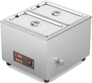 【中古】チョコレートテンプレートマシン、業務用電動チョコレート鋳造機、デジタル温度制御付き、チョコレート/ミルク/クリーム用ステンレス製食品ヒーター【メーカー名】【メーカー型番】【ブランド名】HSNXPO 業務用厨房家電 【商品説明】チョコレートテンプレートマシン、業務用電動チョコレート鋳造機、デジタル温度制御付き、チョコレート/ミルク/クリーム用ステンレス製食品ヒーター（304ステンレス鋼製溶解機）業務用チョコレートテンパリングマシンは、304ステンレス鋼製で、酸化防止性、耐熱性、耐腐食性に優れ、人体に無害で、お手入れも簡単です。当社の電動チョコレート溶解機を使えば、新しいチョコレートが温まるのを待つことなく、たくさんのデザートやスナックを作ることができます。内蔵の温度制御プローブ（定温システム）は、運転中の温度変化を検知し、加熱と停止を自動的に切り替えて一定温度を維持します。温度は0〜95℃の間で無段階に調整可能です。水の加熱方法は非常に巧妙で、水温によって発生した熱がシリンダーを通してチョコレート内部に伝わり、チョコレートが均一に溶け、香りの良いチョコレートが流れ出します。U字型の加熱管により、加熱効率は20%で、チョコレートがより速く溶けます。（様々な用途）食品加熱剤として優れた効果を発揮します。ご家庭でご家族と一緒にチョコレートを楽しんだり、お店、カフェ、レストラン、ベーカリー、ホテル、チョコレート工場などでチョコレートをお使いください。このマイルドなチョコレートは、チョコレート、料理、クリーム、牛乳などを温めたり溶かしたりするのに最適です。（強力かつ効率的な）デジタル制御により、温度をより正確かつ科学的に制御できます。チョコレート溶解機の内部は加熱プレートで加熱され、均一に加熱されるため、溶けたチョコレートは常に均一に保たれ、焦げ付きを防ぎます。当店では初期不良に限り、商品到着から7日間は返品を 受付けております。お問い合わせ・メールにて不具合詳細をご連絡ください。他モールとの併売品の為、完売の際はキャンセルご連絡させて頂きます。中古品の商品タイトルに「限定」「初回」「保証」「DLコード」などの表記がありましても、特典・付属品・帯・保証等は付いておりません。電子辞書、コンパクトオーディオプレーヤー等のイヤホンは写真にありましても衛生上、基本お付けしておりません。※未使用品は除く品名に【import】【輸入】【北米】【海外】等の国内商品でないと把握できる表記商品について国内のDVDプレイヤー、ゲーム機で稼働しない場合がございます。予めご了承の上、購入ください。掲載と付属品が異なる場合は確認のご連絡をさせて頂きます。ご注文からお届けまで1、ご注文⇒ご注文は24時間受け付けております。2、注文確認⇒ご注文後、当店から注文確認メールを送信します。3、お届けまで3〜10営業日程度とお考えください。4、入金確認⇒前払い決済をご選択の場合、ご入金確認後、配送手配を致します。5、出荷⇒配送準備が整い次第、出荷致します。配送業者、追跡番号等の詳細をメール送信致します。6、到着⇒出荷後、1〜3日後に商品が到着します。　※離島、北海道、九州、沖縄は遅れる場合がございます。予めご了承下さい。お電話でのお問合せは少人数で運営の為受け付けておりませんので、お問い合わせ・メールにてお願い致します。営業時間　月〜金　11:00〜18:00★お客様都合によるご注文後のキャンセル・返品はお受けしておりませんのでご了承ください。0