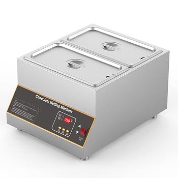 【中古】電気チョコレート溶解機、600W溶解ポットヒーター、0〜185?調節可能、チョ...