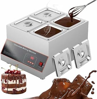 【中古】デジタル温度制御機能を備えた業務用チョコレート溶解器。業務用厨房での...