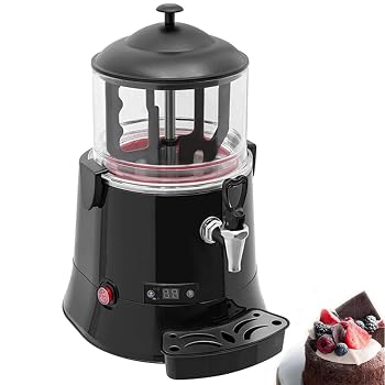 【中古】チョコレート溶解機、電気式ホットディスペンサーウォーマー、400W、5L透...