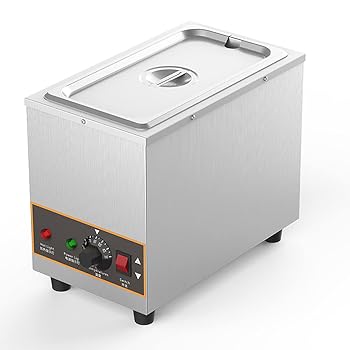 【中古】業務用食品保温機、自動タピオカパールウォーマー、30〜95℃調節可能、排水...