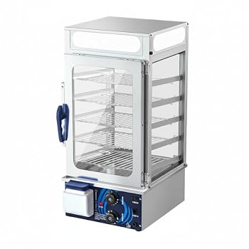 【中古】Tasydi 蒸し器 業務用電気フードヒーター 多段式蒸籠 110V 対応 温度調整...