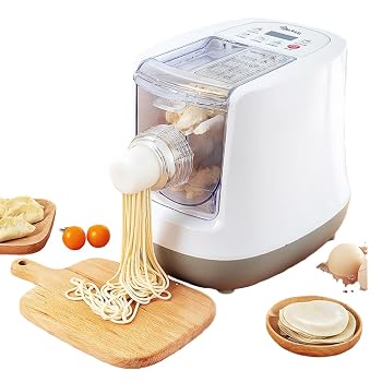 【中古】Auybuig 電動製麺機 全自動 110V 大容量 卓上型 パスタマシン 多功能 [こねる&押し出し] 3分で製麺 交換式ノズル13種付き お手入れ簡単 コンパクト設計 うどん/そば/生パスタ/ラーメン/餃子の皮/野菜麺など ホームベーカリー代用 家庭用【メーカー名】【メーカー型番】【ブランド名】Auybuig 業務用厨房家電 【商品説明】Auybuig 電動製麺機 全自動 110V 大容量 卓上型 パスタマシン 多功能 [こねる&押し出し] 3分で製麺 交換式ノズル13種付き お手入れ簡単 コンパクト設計 うどん/そば/生パスタ/ラーメン/餃子の皮/野菜麺など ホームベーカリー代用 家庭用【安全・安心な素材】：本体には食品衛生法に適合した食品グレードの素材を採用。麺に余計な添加物が入らず、小麦本来の風味を楽しめます。製麺機本体はもちろん、生地に触れるノズルやパーツも取り外し可能な設計で、水洗いができるためいつでも清潔に保てます。【多彩なレシピ対応】：付属の13種類の交換式ノズルを使い分けることで、極細?・平打ち?・きしめん・うどん・そば・生パスタはもちろん、餃子の皮やラーメン用の縮れ麺など多彩な麺料理に対応。さらに、卵液やほうれん草ジュースを加えて練り込むことで、彩り豊かな野菜麺や卵麺も簡単に自作できます。【全自動で時短調理】：ボタンひとつで小麦粉の撹拌・練り・押し出しの全工程を自動で行います。手作業で必要な力強い捏ね作業は不要。約3分で本格的な生麺が完成するため、忙しい朝や急な来客時でも手間いらず。時短でありながら、手作りならではのコシのある食感を実現します。【コンパクト＆保存に便利】：本体は場所を取らないコンパクト設計。使用しないときは収納しやすく、キッチンカウンターが狭いご家庭でも気軽に置けます。電源は日本のご家庭に対応した100V（注：原文110Vですが日本は100Vのため修正推奨）仕様で、コード収納も考慮した設計です。【お手入れ簡単＆安全設計】：製麺後に毎回必要な洗浄もラクラク。本体から工具不要で取り外せるパーツは丸洗い可能。複雑な構造ではないため、パーツの隙間に粉が残りにくく、衛生面にも配慮しています。誤動作を防ぐ安全ロック機能付きで、お子様のいるご家庭でも安心してご使用いただけます。当店では初期不良に限り、商品到着から7日間は返品を 受付けております。お問い合わせ・メールにて不具合詳細をご連絡ください。他モールとの併売品の為、完売の際はキャンセルご連絡させて頂きます。中古品の商品タイトルに「限定」「初回」「保証」「DLコード」などの表記がありましても、特典・付属品・帯・保証等は付いておりません。電子辞書、コンパクトオーディオプレーヤー等のイヤホンは写真にありましても衛生上、基本お付けしておりません。※未使用品は除く品名に【import】【輸入】【北米】【海外】等の国内商品でないと把握できる表記商品について国内のDVDプレイヤー、ゲーム機で稼働しない場合がございます。予めご了承の上、購入ください。掲載と付属品が異なる場合は確認のご連絡をさせて頂きます。ご注文からお届けまで1、ご注文⇒ご注文は24時間受け付けております。2、注文確認⇒ご注文後、当店から注文確認メールを送信します。3、お届けまで3〜10営業日程度とお考えください。4、入金確認⇒前払い決済をご選択の場合、ご入金確認後、配送手配を致します。5、出荷⇒配送準備が整い次第、出荷致します。配送業者、追跡番号等の詳細をメール送信致します。6、到着⇒出荷後、1〜3日後に商品が到着します。　※離島、北海道、九州、沖縄は遅れる場合がございます。予めご了承下さい。お電話でのお問合せは少人数で運営の為受け付けておりませんので、お問い合わせ・メールにてお願い致します。営業時間　月〜金　11:00〜18:00★お客様都合によるご注文後のキャンセル・返品はお受けしておりませんのでご了承ください。0