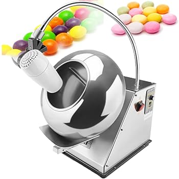 【中古】ZHIXUMM ミニチョコレートパンマシン、180wシュガーコーティングパンテー...