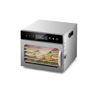 【中古】Aeroorフードドライヤー 食品乾燥機 110V 6/8/12/18層ステンレス製 大容量 使用簡単 野菜/果物/ジャーキー 家庭用 業務用 (6層)【メーカー名】【メーカー型番】【ブランド名】Aeroor フードドライヤー 【商品説明】Aeroorフードドライヤー 食品乾燥機 110V 6/8/12/18層ステンレス製 大容量 使用簡単 野菜/果物/ジャーキー 家庭用 業務用 (6層)【304ステンレススチールのグリッド】サイズの280mm200mmのグリッドは、健康的な食品との接触に適した304ステンレススチールを厳選して使用しており、健康的な美食を楽しむことができます。【ステンレススチールの本体】ステンレススチールのブラッシュフィニッシュは美しく、清潔に保ちやすく、頑丈で変形しません。透明なドア：食材の乾燥状態や進行具合を視覚的に確認できるため、操作や管理が容易になります。【360度の立体的な乾燥】 アップグレードされた立体3D乾燥により、均一な風送りにより発熱管の熱エネルギーがボックスのすべての角に伝わり、立体的な乾燥が実現され、より早くより効率的に乾燥させることができます。【マイクロコンピュータ制御】35-90℃の任意の温度調整が可能で、インテリジェントなボタン操作パネルにより、適切な温度で食材を乾燥させることができます。マイクロコンピュータ制御により、温度を簡単に調整できるため、使用する食材に適した乾燥温度を選択することができます。【1-24時間のインテリジェント予約タイマー】食材に必要な時間と温度を満たすために、時間と温度を設定して乾燥を行うことができます。人の見守りが必要なく、予約した時間に自動的に乾燥が行われます。当店では初期不良に限り、商品到着から7日間は返品を 受付けております。お問い合わせ・メールにて不具合詳細をご連絡ください。他モールとの併売品の為、完売の際はキャンセルご連絡させて頂きます。中古品の商品タイトルに「限定」「初回」「保証」「DLコード」などの表記がありましても、特典・付属品・帯・保証等は付いておりません。電子辞書、コンパクトオーディオプレーヤー等のイヤホンは写真にありましても衛生上、基本お付けしておりません。※未使用品は除く品名に【import】【輸入】【北米】【海外】等の国内商品でないと把握できる表記商品について国内のDVDプレイヤー、ゲーム機で稼働しない場合がございます。予めご了承の上、購入ください。掲載と付属品が異なる場合は確認のご連絡をさせて頂きます。ご注文からお届けまで1、ご注文⇒ご注文は24時間受け付けております。2、注文確認⇒ご注文後、当店から注文確認メールを送信します。3、お届けまで3〜10営業日程度とお考えください。4、入金確認⇒前払い決済をご選択の場合、ご入金確認後、配送手配を致します。5、出荷⇒配送準備が整い次第、出荷致します。配送業者、追跡番号等の詳細をメール送信致します。6、到着⇒出荷後、1〜3日後に商品が到着します。　※離島、北海道、九州、沖縄は遅れる場合がございます。予めご了承下さい。お電話でのお問合せは少人数で運営の為受け付けておりませんので、お問い合わせ・メールにてお願い致します。営業時間　月〜金　11:00〜18:00★お客様都合によるご注文後のキャンセル・返品はお受けしておりませんのでご了承ください。0