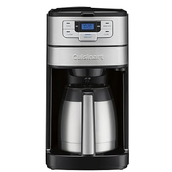 【中古】Cuisinart DGB-450 Automatic Grind & Brew 10-Cup Thermal Coffeemaker【メーカー名】【メーカー型番】【ブランド名】Cuisinart (クイジナート) コーヒーメーカー 【商品説明】Cuisinart DGB-450 Automatic Grind & Brew 10-Cup Thermal Coffeemaker商品タイプ 全自動 コーヒー 杯数 10 杯 搭載機能　 グラインダー 外形寸法（幅） 206 mm 外形寸法（奥行） 321 mm 外形寸法（高さ） 392 mm 製品重量 4 kg 定格電力(AC/DC/W/Hz) AC100V 50/60Hz 1000w タンク容量 ( L ) 1.5 リットル当店では初期不良に限り、商品到着から7日間は返品を 受付けております。お問い合わせ・メールにて不具合詳細をご連絡ください。他モールとの併売品の為、完売の際はキャンセルご連絡させて頂きます。中古品の商品タイトルに「限定」「初回」「保証」「DLコード」などの表記がありましても、特典・付属品・帯・保証等は付いておりません。電子辞書、コンパクトオーディオプレーヤー等のイヤホンは写真にありましても衛生上、基本お付けしておりません。※未使用品は除く品名に【import】【輸入】【北米】【海外】等の国内商品でないと把握できる表記商品について国内のDVDプレイヤー、ゲーム機で稼働しない場合がございます。予めご了承の上、購入ください。掲載と付属品が異なる場合は確認のご連絡をさせて頂きます。ご注文からお届けまで1、ご注文⇒ご注文は24時間受け付けております。2、注文確認⇒ご注文後、当店から注文確認メールを送信します。3、お届けまで3〜10営業日程度とお考えください。4、入金確認⇒前払い決済をご選択の場合、ご入金確認後、配送手配を致します。5、出荷⇒配送準備が整い次第、出荷致します。配送業者、追跡番号等の詳細をメール送信致します。6、到着⇒出荷後、1〜3日後に商品が到着します。　※離島、北海道、九州、沖縄は遅れる場合がございます。予めご了承下さい。お電話でのお問合せは少人数で運営の為受け付けておりませんので、お問い合わせ・メールにてお願い致します。営業時間　月〜金　11:00〜18:00★お客様都合によるご注文後のキャンセル・返品はお受けしておりませんのでご了承ください。0