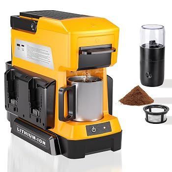 【中古】Taingwei コードレスコーヒーメーカー Dewalt 20Vバッテリー用 ポータブルコーヒーメーカー 電動コーヒーグラインダー付き キャンプ 旅行 車 ハイキング用 (バッテリーは含まれていません)【メーカー名】【メーカー型番】【ブランド名】Taingwei コーヒーメーカー 【商品説明】Taingwei コードレスコーヒーメーカー Dewalt 20Vバッテリー用 ポータブルコーヒーメーカー 電動コーヒーグラインダー付き キャンプ 旅行 車 ハイキング用 (バッテリーは含まれていません)【ポータブルコーヒーメーカー】当店では初期不良に限り、商品到着から7日間は返品を 受付けております。お問い合わせ・メールにて不具合詳細をご連絡ください。他モールとの併売品の為、完売の際はキャンセルご連絡させて頂きます。中古品の商品タイトルに「限定」「初回」「保証」「DLコード」などの表記がありましても、特典・付属品・帯・保証等は付いておりません。電子辞書、コンパクトオーディオプレーヤー等のイヤホンは写真にありましても衛生上、基本お付けしておりません。※未使用品は除く品名に【import】【輸入】【北米】【海外】等の国内商品でないと把握できる表記商品について国内のDVDプレイヤー、ゲーム機で稼働しない場合がございます。予めご了承の上、購入ください。掲載と付属品が異なる場合は確認のご連絡をさせて頂きます。ご注文からお届けまで1、ご注文⇒ご注文は24時間受け付けております。2、注文確認⇒ご注文後、当店から注文確認メールを送信します。3、お届けまで3〜10営業日程度とお考えください。4、入金確認⇒前払い決済をご選択の場合、ご入金確認後、配送手配を致します。5、出荷⇒配送準備が整い次第、出荷致します。配送業者、追跡番号等の詳細をメール送信致します。6、到着⇒出荷後、1〜3日後に商品が到着します。　※離島、北海道、九州、沖縄は遅れる場合がございます。予めご了承下さい。お電話でのお問合せは少人数で運営の為受け付けておりませんので、お問い合わせ・メールにてお願い致します。営業時間　月〜金　11:00〜18:00★お客様都合によるご注文後のキャンセル・返品はお受けしておりませんのでご了承ください。0