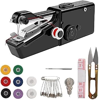 【中古】Black Handheld Sewing Machine, Mini Portable Electric Machine for Adult, Easy to Use and Fast Stitch Suitable Clothes,Fabrics, DIY Home Travel【メーカー名】【メーカー型番】【ブランド名】AeliPro 電動ミシン 【商品説明】Black Handheld Sewing Machine, Mini Portable Electric Machine for Adult, Easy to Use and Fast Stitch Suitable Clothes,Fabrics, DIY Home Travel当店では初期不良に限り、商品到着から7日間は返品を 受付けております。お問い合わせ・メールにて不具合詳細をご連絡ください。他モールとの併売品の為、完売の際はキャンセルご連絡させて頂きます。中古品の商品タイトルに「限定」「初回」「保証」「DLコード」などの表記がありましても、特典・付属品・帯・保証等は付いておりません。電子辞書、コンパクトオーディオプレーヤー等のイヤホンは写真にありましても衛生上、基本お付けしておりません。※未使用品は除く品名に【import】【輸入】【北米】【海外】等の国内商品でないと把握できる表記商品について国内のDVDプレイヤー、ゲーム機で稼働しない場合がございます。予めご了承の上、購入ください。掲載と付属品が異なる場合は確認のご連絡をさせて頂きます。ご注文からお届けまで1、ご注文⇒ご注文は24時間受け付けております。2、注文確認⇒ご注文後、当店から注文確認メールを送信します。3、お届けまで3〜10営業日程度とお考えください。4、入金確認⇒前払い決済をご選択の場合、ご入金確認後、配送手配を致します。5、出荷⇒配送準備が整い次第、出荷致します。配送業者、追跡番号等の詳細をメール送信致します。6、到着⇒出荷後、1〜3日後に商品が到着します。　※離島、北海道、九州、沖縄は遅れる場合がございます。予めご了承下さい。お電話でのお問合せは少人数で運営の為受け付けておりませんので、お問い合わせ・メールにてお願い致します。営業時間　月〜金　11:00〜18:00★お客様都合によるご注文後のキャンセル・返品はお受けしておりませんのでご了承ください。0
