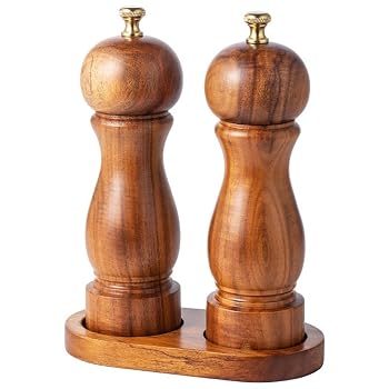 【中古】HKGFAYO 胡椒挽き ブラックペッパー ローズソルト挽きボトル 洋食グラインダー