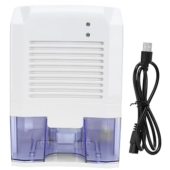 【中古】ホームベッドルーム用のポータブルUSB除湿機、湿度、大きなエアアウトレット、自動停止、静かな、軽量コンパクトを削除する