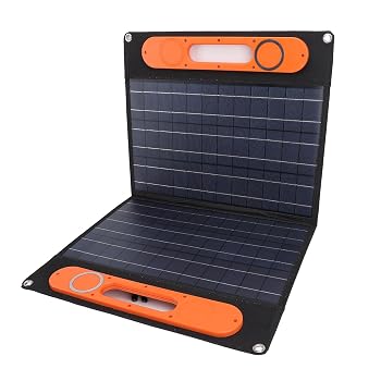 【中古】折りたたみ可能なウォーターポータブルソーラーパネル100W充電器RVトラベルボート