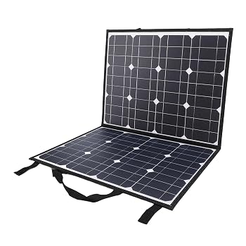 【中古】200Wポータブルソーラーパネル高効率折りたたみ折りたたみ式ソーラー充電器RVカーボートのコントローラー