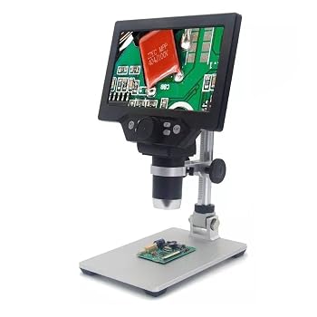 【中古】顕微鏡 3.8mpデジタル電子ビデオ顕微鏡2.1mp 16mp 8mpカメラ130xレンズ(1200X With Screen)