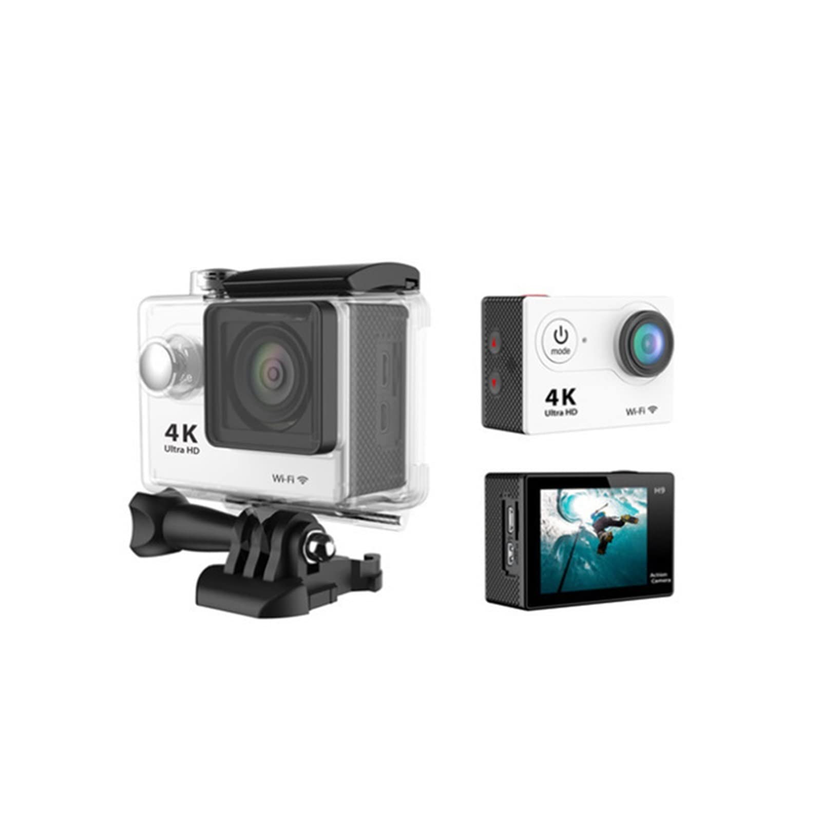 【中古】アクションカメラ ウルトラ HD 4KアクションカメラWiFi 12mp 2インチ30メッキ防水プロー170Dヘルメット自転車ビデオレコーディングカメラ屋外スポーツカム HD品質 (Bundle : With Remote, Color : White)【メーカー名】【メーカー型番】【ブランド名】KOVOSCJ ウェアラブルカメラ・アクションカム 【商品説明】アクションカメラ ウルトラ HD 4KアクションカメラWiFi 12mp 2インチ30メッキ防水プロー170Dヘルメット自転車ビデオレコーディングカメラ屋外スポーツカム HD品質 (Bundle : With Remote, Color : White)4Kビデオと12mp写真 - このアクションカムはあなたの素晴らしい瞬間を記録し、実際の画像を強く復元し、カラーキャストを持たないでしょう。電気像安定剤 - サイクリングやロッククライミングなどの屋外スポーツをしているとき エイス スポーツカムの機能は、カメラの振動によって引き起こされた画像ぼかしを効果的に克服し、滑らかで明確なビデオと画像を提供します。頑丈で防水 - 防水カメラには頑丈なシェルがあり、簡単に壊れません。防水シェルを備えたアクションカムは131フィートの深さまでダイビングできます。WiFiを搭載したWiFiスポーツアクションカムは、スマートフォン、ノートパソコン、タブレットにアプリを接続し、興奮している瞬間を共有できます。 FB、IG またはリアルタイムで他のソーシャルメディア。多機能 - この4Kスポーツアクションカメラはあなたのニーズを満たすための乗算機能を提供します。ループモード、プレ記録、スローモーションなどがあります。アクションカメラのマイクロフォンは、ヘルメットに着用することも、胸にそれをピンに固定することができます。当店では初期不良に限り、商品到着から7日間は返品を 受付けております。お問い合わせ・メールにて不具合詳細をご連絡ください。他モールとの併売品の為、完売の際はキャンセルご連絡させて頂きます。中古品の商品タイトルに「限定」「初回」「保証」「DLコード」などの表記がありましても、特典・付属品・帯・保証等は付いておりません。電子辞書、コンパクトオーディオプレーヤー等のイヤホンは写真にありましても衛生上、基本お付けしておりません。※未使用品は除く品名に【import】【輸入】【北米】【海外】等の国内商品でないと把握できる表記商品について国内のDVDプレイヤー、ゲーム機で稼働しない場合がございます。予めご了承の上、購入ください。掲載と付属品が異なる場合は確認のご連絡をさせて頂きます。ご注文からお届けまで1、ご注文⇒ご注文は24時間受け付けております。2、注文確認⇒ご注文後、当店から注文確認メールを送信します。3、お届けまで3〜10営業日程度とお考えください。4、入金確認⇒前払い決済をご選択の場合、ご入金確認後、配送手配を致します。5、出荷⇒配送準備が整い次第、出荷致します。配送業者、追跡番号等の詳細をメール送信致します。6、到着⇒出荷後、1〜3日後に商品が到着します。　※離島、北海道、九州、沖縄は遅れる場合がございます。予めご了承下さい。お電話でのお問合せは少人数で運営の為受け付けておりませんので、お問い合わせ・メールにてお願い致します。営業時間　月〜金　11:00〜18:00★お客様都合によるご注文後のキャンセル・返品はお受けしておりませんのでご了承ください。0