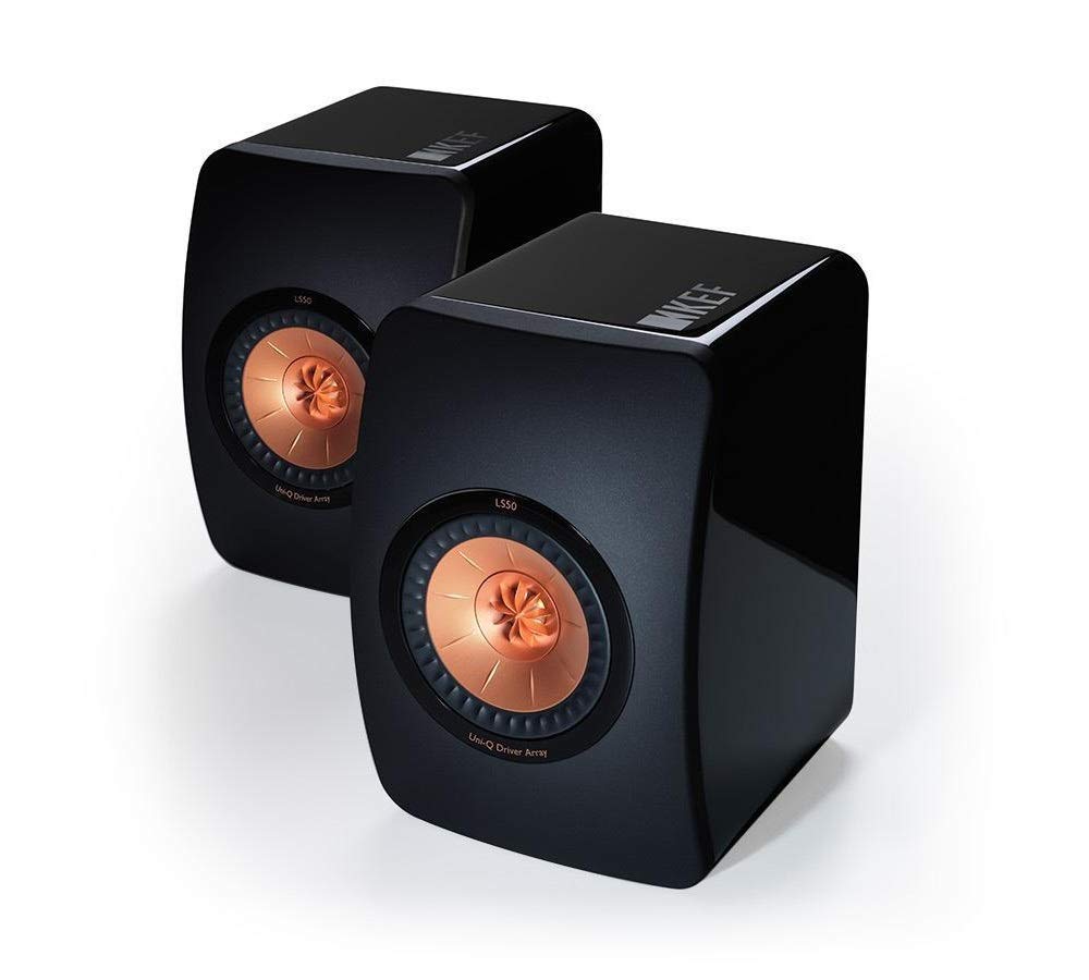 【中古】KEF LS50ミニモニター - 高光沢ピアノブラック（ペア） LS50