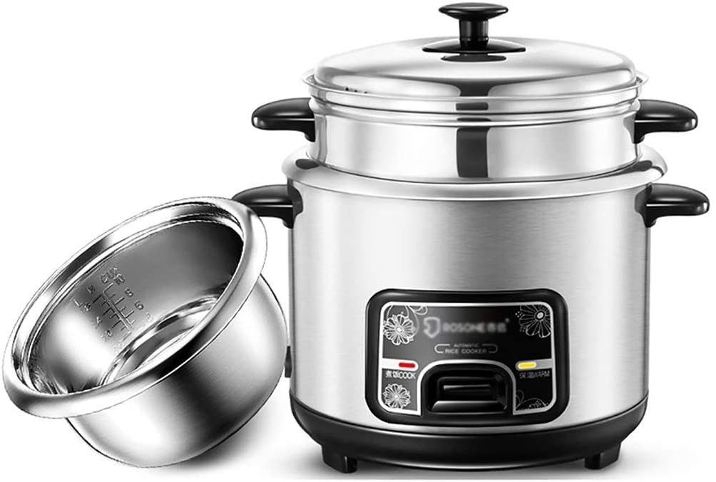 【中古】炊飯器・蒸し器 201ステンレス炊飯器 ヘラ・計量カップ付 1〜7人用 (4L) ()