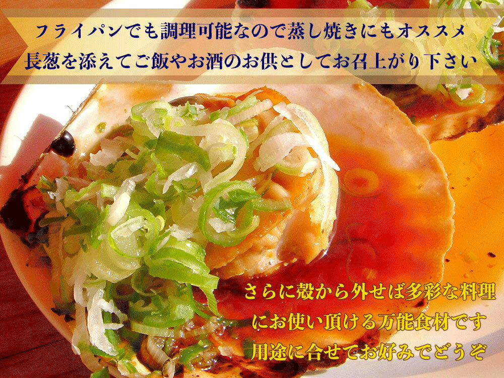 ホタテ 殻付き 小サイズ 帆立 加熱用 海鮮バーベキュー BBQ 北海道産 ほたて 片貝 10枚 3