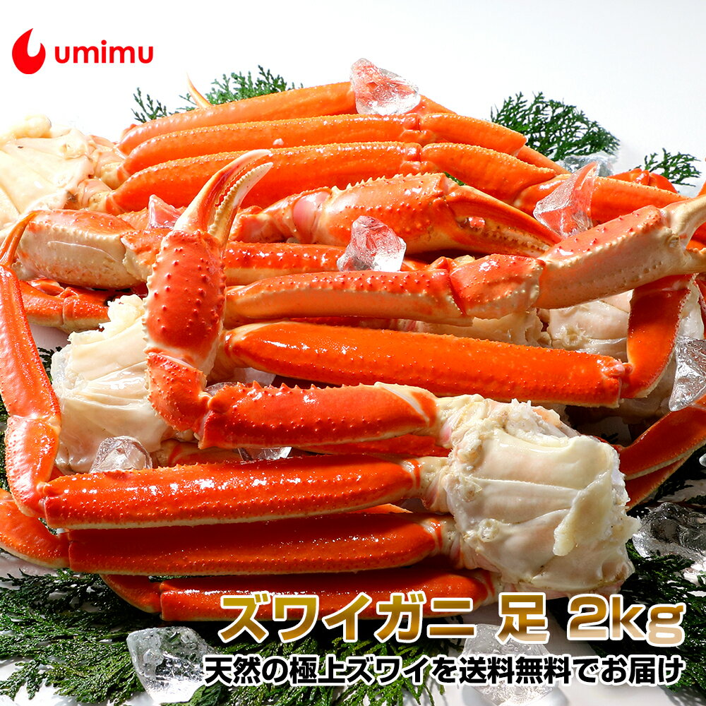 豪華海産物 特別パック 海夢限定 ズワイガニ 足 2kg