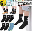 女の子 靴下 子ども用 M グレー ワンポイント キッズ 子供 ソックス セット 6足組 男の子 5足組 +おまけ1足組 くつ下 ジュニア 保育園 幼稚園 小学...