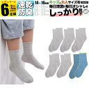 女の子 靴下 子ども用 M グレー 無地 キッズ 子供 ソックス セット 6足組 男の子 5足組 +おまけ1足組 くつ下 ジュニア 保育園 幼稚園 小学生 男の...