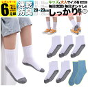 男の子 靴下 子ども用 XL 白 底配色 足底 グレー 滑り止め キッズ 子供 ソックス セット 6足組 女の子 5足組 +おまけ1足組 くつ下 ジュニア 中学...
