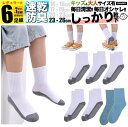 中学生 男 女 靴下 子ども 大きいサイズ 2XL 白 底配色 足底 グレー 滑り止め キッズ 子供 ソックス セット 6足組 5足組 +おまけ1足組 くつ下 ...