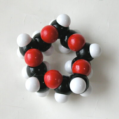 YYS原子ブロック「クラウンエーテル（15-クラウン-5）分子」(-CH2-CH2-O-)5