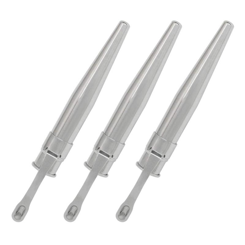 乐天商城 - TOHKIN クリップが付いた鉛筆キャップ EC-SOT82(S)-2 シルバー 3本入×2セット 真鍮製 日本製