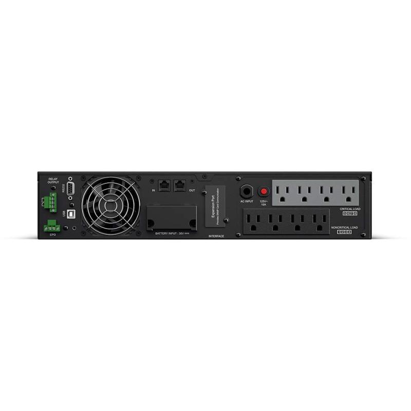 海の風ストアのCyberPower (サイバーパワー) OL1000RTJP 無停電電源装置 UPS 常時インバータ/正弦波 1000VA/900W 企業用 2Uラックマウント型 3年｜アングル3