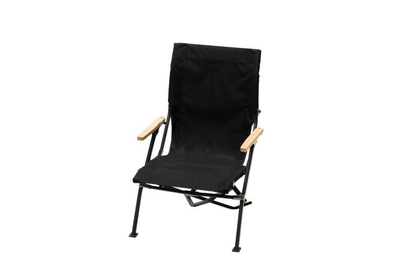 スノーピーク(snow peak)チェア ローチェア30 カーキ/ブラウン/ブラック/リッチブラック/脚キャップ キャンプチェア アウトドア