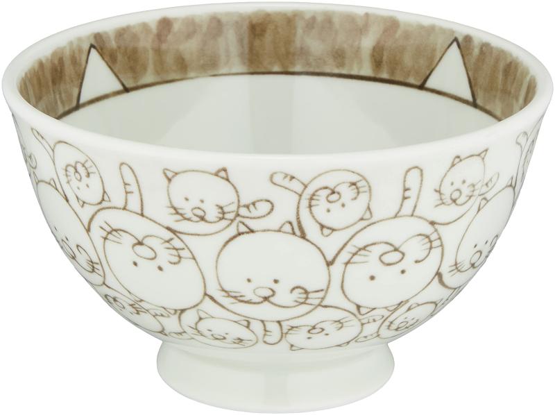 西海陶器(Saikaitoki) 波佐見焼 軽量飯碗 (中) 唐草柄