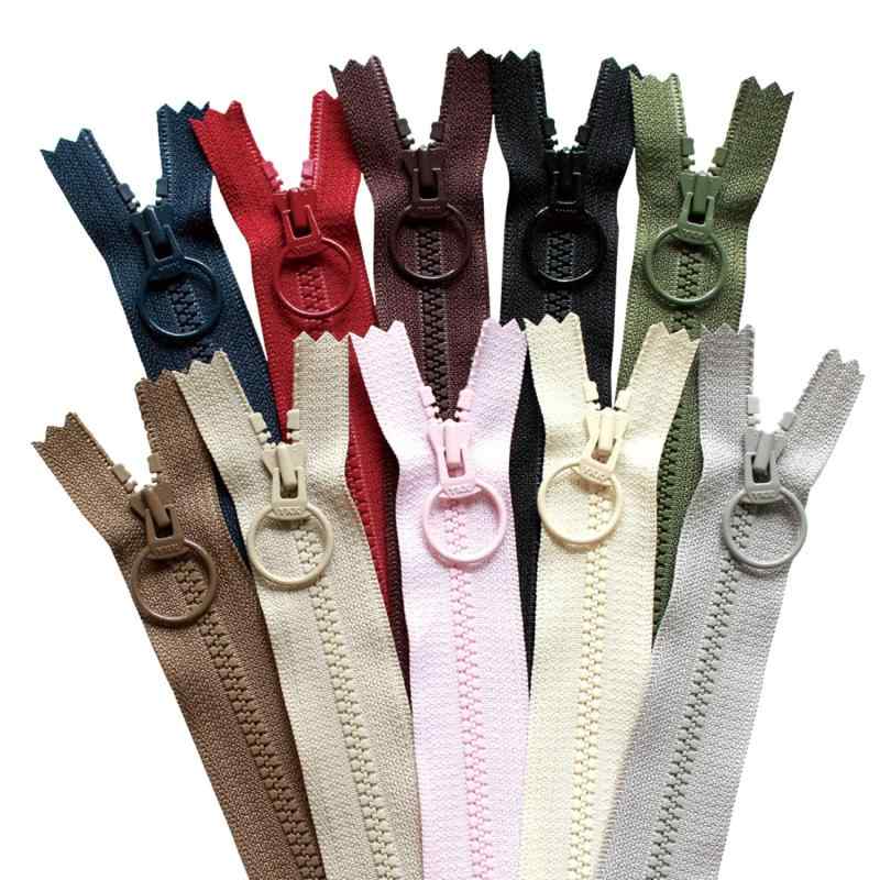 Y.K.K. リング付きビスロンファスナー 定番カラー 20cm 10色各1本入 3VST20-10MIX