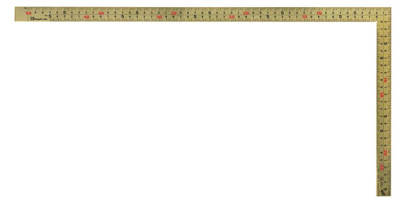 樂天商城 - 金鷲(Kinwashi) 金曲尺 50cm 厚手広巾 高耐久 墨をはじく 快段目盛 GMT-50CKD