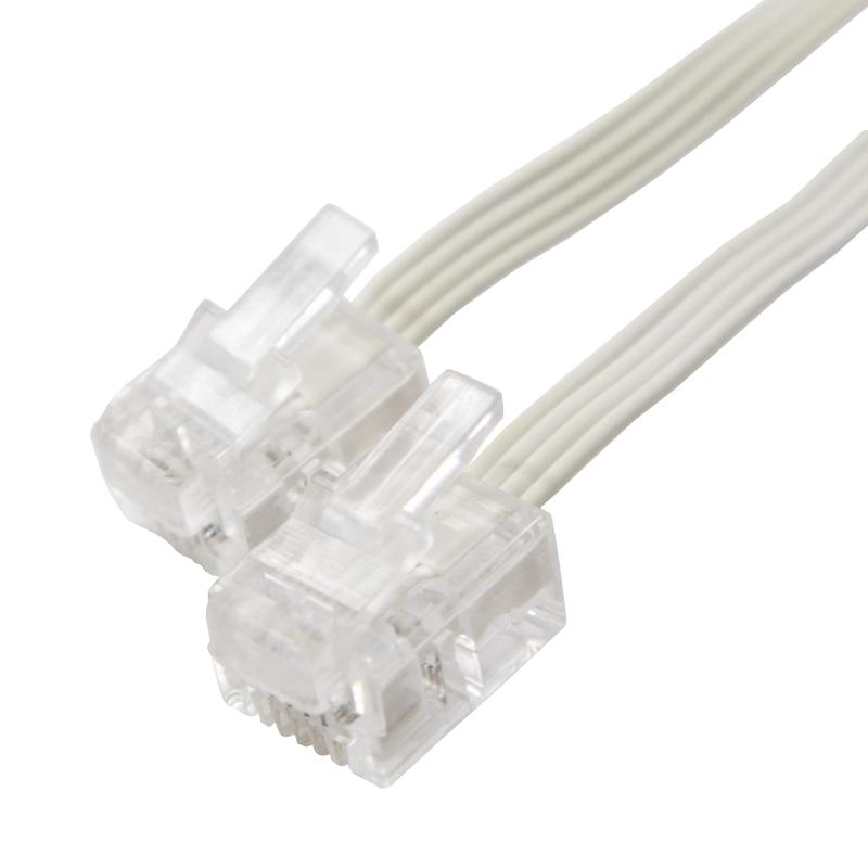 マクサー電機 モジュラーコード プラグ付き 6極 4芯/2芯 兼用 電話線 交換 補修用 狭い場所に フラットタイプ ホワイト 5m MTC-050FWコードの種類：フラットタイプ（薄型）コード長：5mプラグタイプ：6極（2芯、4芯兼用）使...