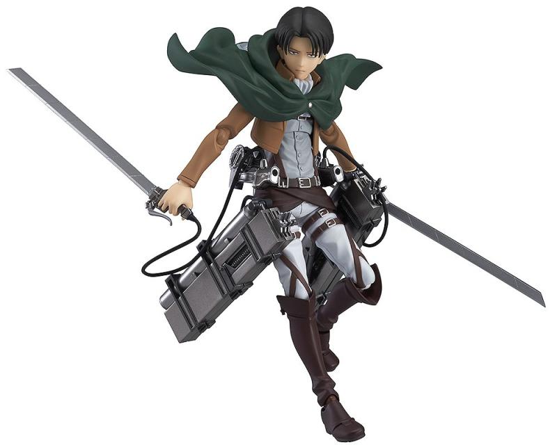 乐天商城 - figma 進撃の巨人 リヴァイ (ノンスケール ABS&PVC 塗装済み可動フィギュア)