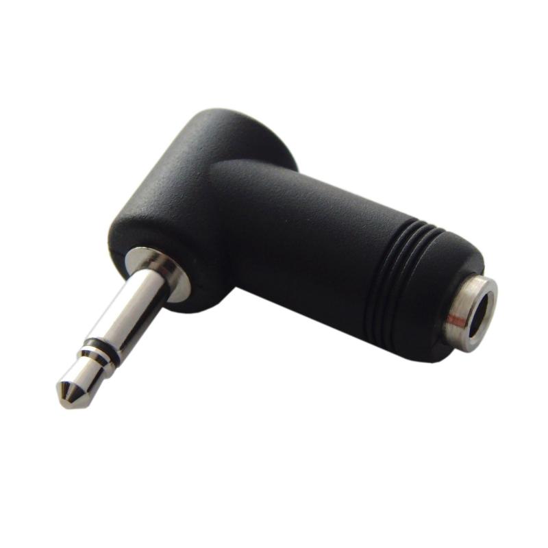 F-Factory L型変換プラグ 3.5mm モノラルミニプラグ(オス) - 3.5mm ステレオミニジャック(メス)