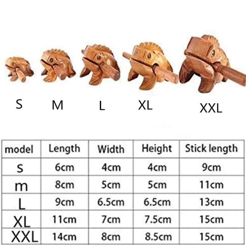 Kingsie カエル 木製 縁起物 ギロ 打楽器 音が出る かえる タイスタイル 置物