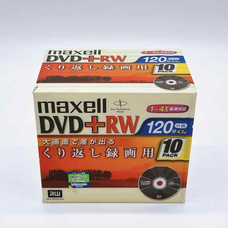 maxell DVD+RW 録画用 120分 2-4倍速 10枚�