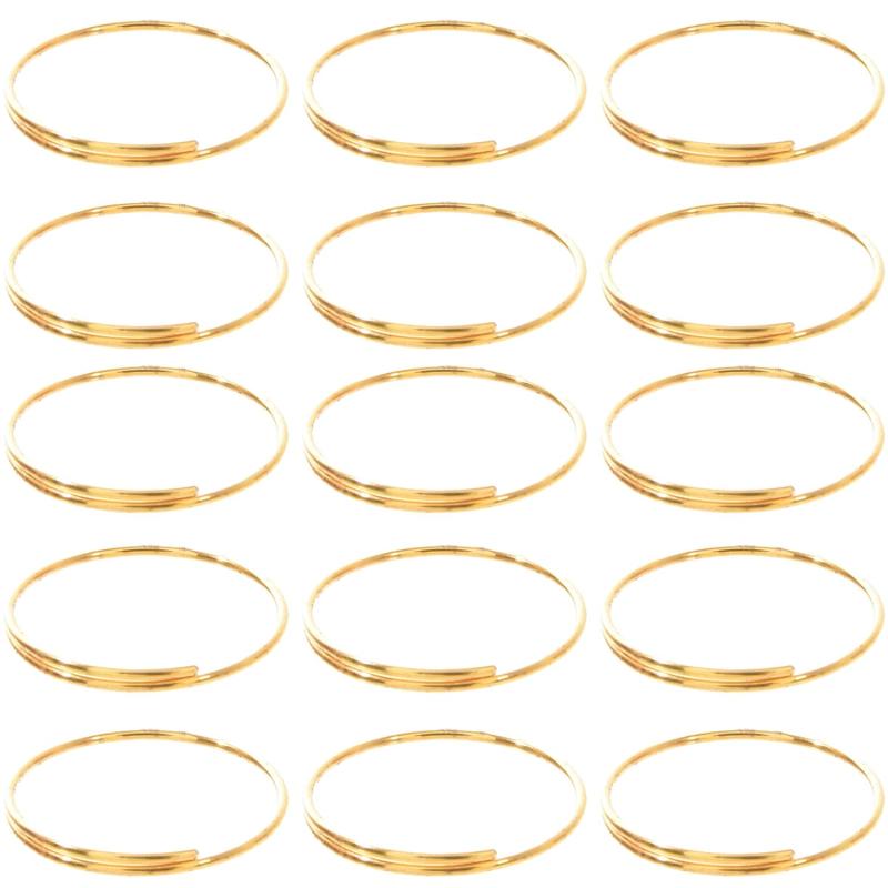 Pstyle. 丸カン キーホルダー パーツ リング ステンレス 100個セット PST-133(3.0)