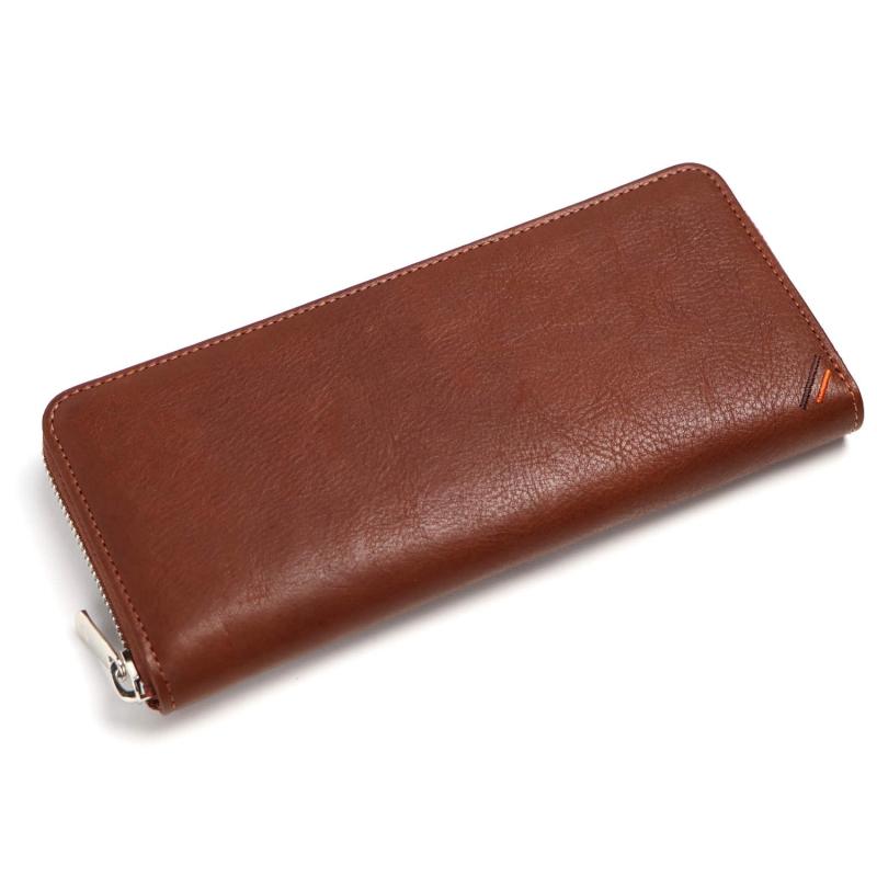 乐天商城 - [革職人 LEATHER FACTORY] 革職人 Dualline (デュアルライン) 財布 メンズ 本革 栃木レザー スマート ラウンドファスナー 長財布