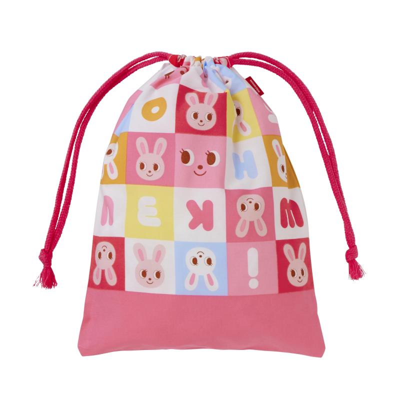 Other - [ミキハウス] 巾着袋 ロゴ くま うさぎ 日本製 男の子 女の子 ベビー キッズ 幼稚園 保育園 子供服 15-4154-682